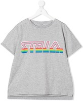 Thumbnail for your product : Stella McCartney Kids rainbow logo print T-shirt