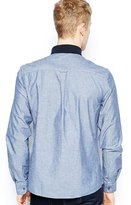 Thumbnail for your product : Lyle & Scott Shirt with Knit Collar