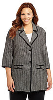 Thumbnail for your product : Ming Wang Plus Knit Jacket
