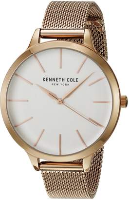 Kenneth Cole New York Women's 'Classic' Quartz Stainless Steel Dress Watch, Color:Rose Gold-Toned (Model: KC15056014)