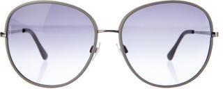 Chanel Leather Aviator Sunglasses