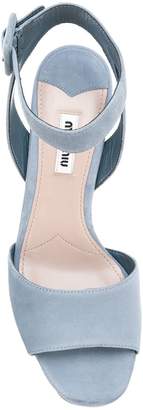 Miu Miu retro platform sandals