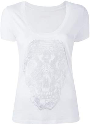 Zadig & Voltaire Zadig&Voltaire stylised skull print T-shirt