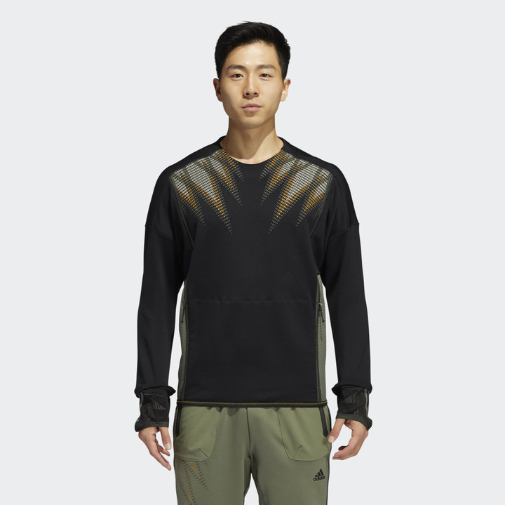 cold shoulder adidas sweatshirt