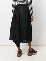 Thumbnail for your product : Y-3 ruched ruffle midi skirt