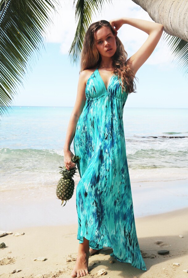 Sophia Alexia Caribbean Dream Silk Ibiza Dress - ShopStyle