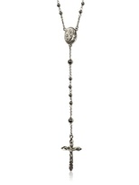 Thumbnail for your product : Dolce & Gabbana Silver Plated Rosary Necklace