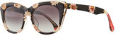 Thumbnail for your product : Toms Floral Plastic Cat-Eye Sunglasses, Navy