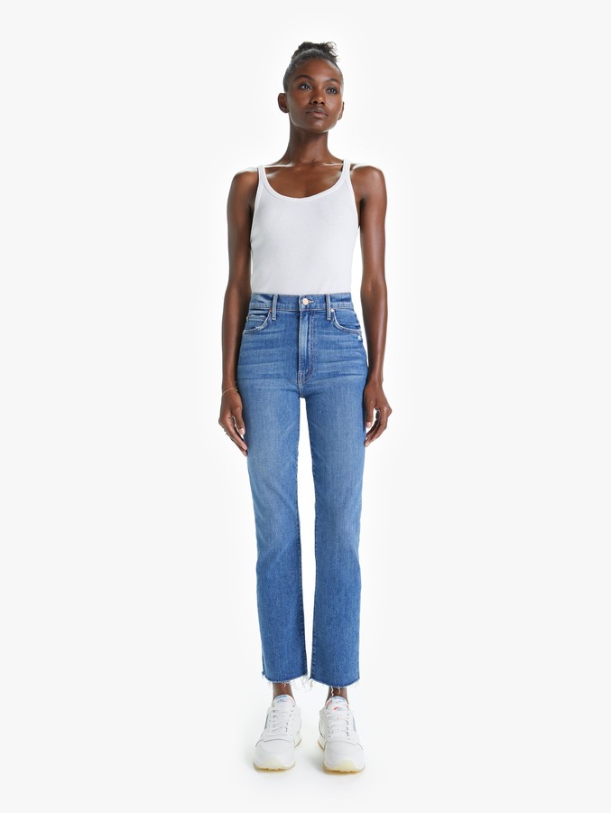 mother denim rascal ankle chew