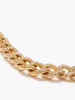 Thumbnail for your product : Shay Off Balance Diamond & 18kt Gold Necklace - Yellow Gold