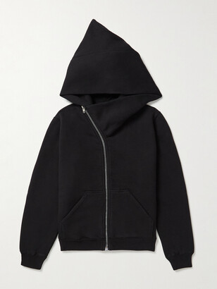 RICK OWENSマウンテン ジップアップ RICK OWENS KIDS Mountain Cotton-Jersey Zip-Up Hoodie - ShopStyle