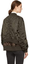 Thumbnail for your product : Moncler Green Aralia Bomber Jacket