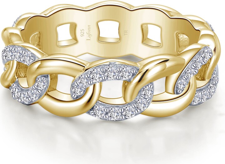 Lafonn Simulated Diamond Pavé Link Eternity Ring