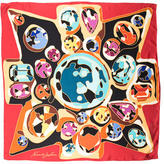 Thumbnail for your product : Kenneth Jay Lane Silk Printed Scarf w/ Tags