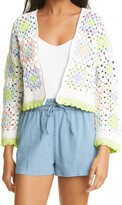 Thumbnail for your product : Alice + Olivia Alice + Olive Anderson Crop Crochet Cardigan
