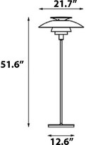Thumbnail for your product : Louis Poulsen PH 80 Floor Lamp