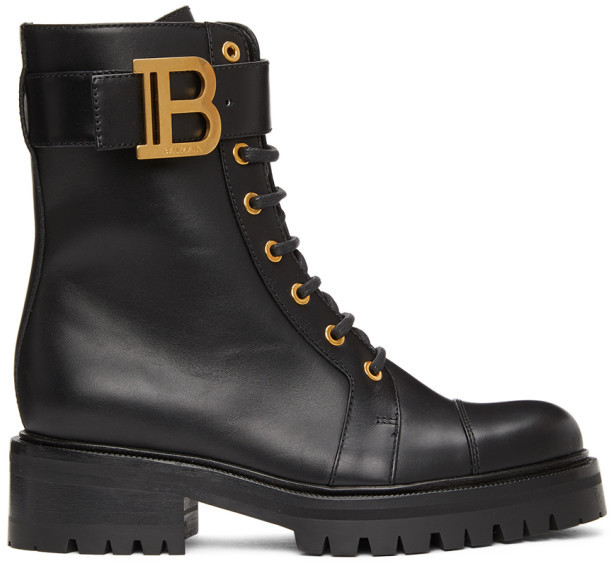 balmain studded boots