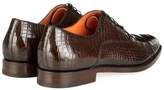 Thumbnail for your product : Santoni Croc Oxford Shoe