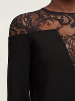 Thumbnail for your product : Givenchy Lace-embellished Mini Dress - Black