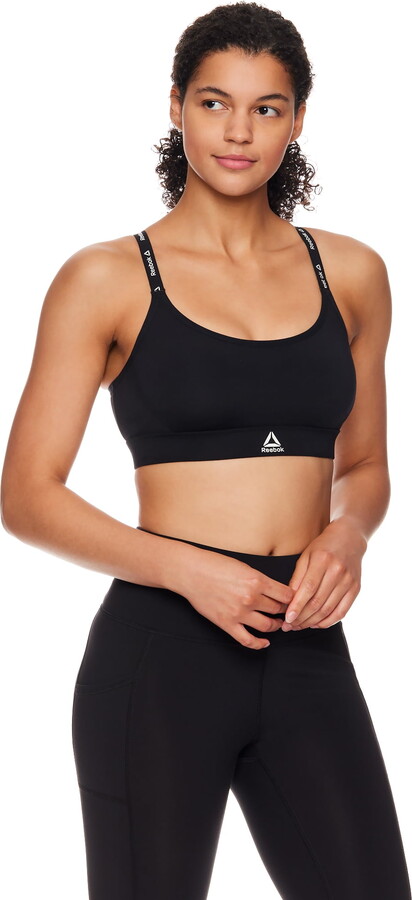 Reebok Women’s and Women’s Plus Low Impact Favorite Bra with Removable Cups, Sizes XS-4X