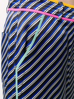 Thumbnail for your product : Tory Burch Wide Leg Bias Stripe Trousers