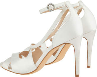 Monsoon Ciara Cross Over Strappy Bridal Sandals