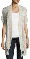 Thumbnail for your product : Joie Sona Fringe-Hem Open-Front Cardigan