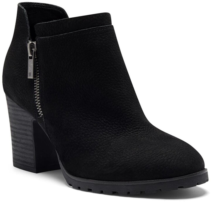 Lucky Brand Nyrima Stacked Block Heel Boot ShopStyle