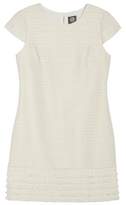 Thumbnail for your product : Vince Camuto Fringed Tweed Shift Dress