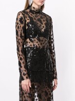 Thumbnail for your product : macgraw Majestic blossom sequin-embellished blouse