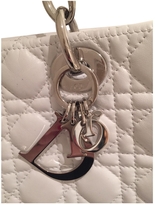 Thumbnail for your product : DIOR White Leather Handbag