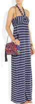 Thumbnail for your product : Splendid Venice striped stretch-jersey maxi dress