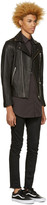 Thumbnail for your product : Diesel Black Leather L-gibson-1 Biker Jacket