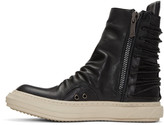 Thumbnail for your product : D.gnak By Kang.d Black Lace-up Back High-top Sneakers