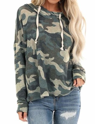 ladies camo sweatshirt