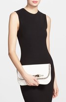 Thumbnail for your product : Jimmy Choo 'Zora' Leather & Genuine Snakeskin Clutch