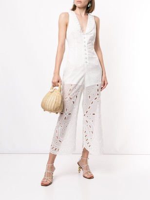 Alice McCall Moonchild sleeveless cut-out lace jumpsuit