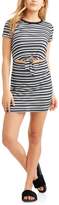 Thumbnail for your product : No Boundaries Juniors' Striped T-Shirt Dress