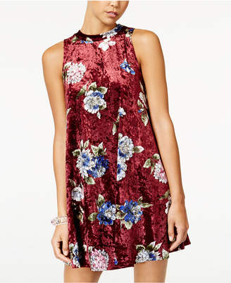 Heart And Soul Juniors' Floral-Print Swing Dress