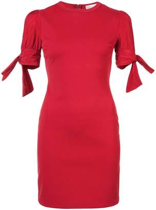 RED Valentino tied-sleeve mini dress