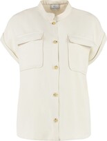 Thumbnail for your product : Woolrich Short Sleeve Linen Blend Shirt