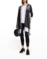 Thumbnail for your product : Blanc Noir Huntress Hooded Open-Front Cardigan