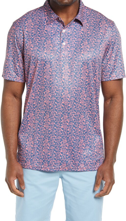 Vska Men Button Short Sleeves Baggy Beach Floral Lapel Top Shirt Dress Shirt 