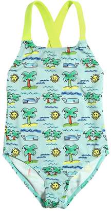 Stella McCartney Kids Sun & Palms Print Lycra Bathing Suit