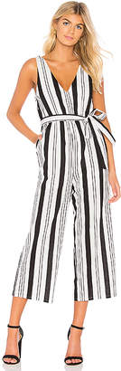 MinkPink Stripe Linen Jumpsuit