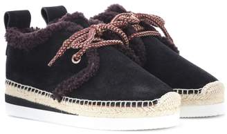 See by Chloe Suede Derby espadrilles See by Chloe Suede Derby espadrilles