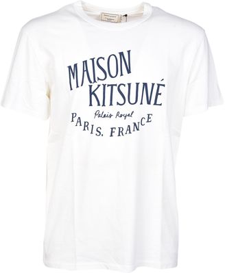 Kitsune Maison Logo Printed T-shirt