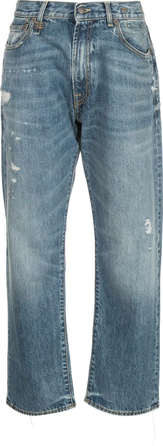 R 13 Mid-Rise Boyfriend Jeans