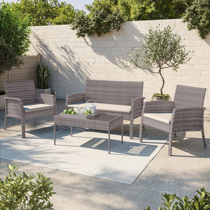 Royal Garden Patio Conversation Set 4Piece Big Island ShopStyle