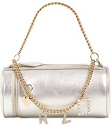 Thumbnail for your product : Roger Vivier Charm Mini Metal Leather Top Handle Bag